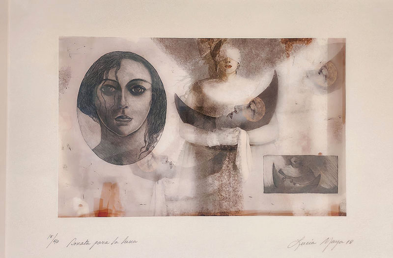 Obra "Sonata para la luna" - Lucía Maya